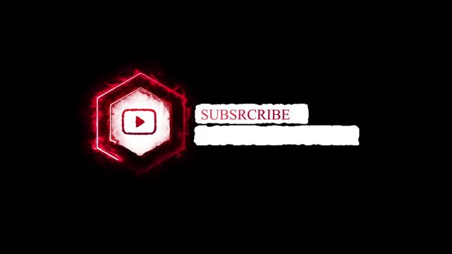 neon icon Social Media Lower Thirds for Animated Videos