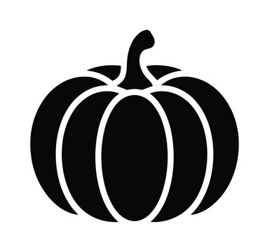 Pumpkin squash outline icon collection, monochrome fall harvest vegetables in engraving sketch style isolated background vector design concept.