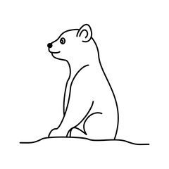 Obraz premium Bear Icon