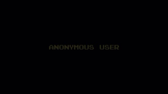 8 Bit Text Displaying Anonymous User Retro Pixel Art Animation Loop