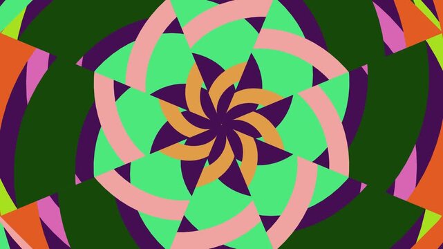 Abstract colorful background featuring a floral vector pattern with summer leaf elements and nature-inspired ornaments for a vibrant spring wallpaper design