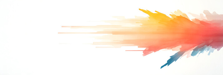 abstract background with colorful splashes, png file, transparent background