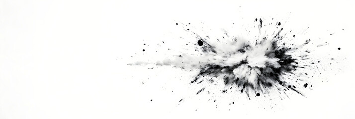 black ink splat background
