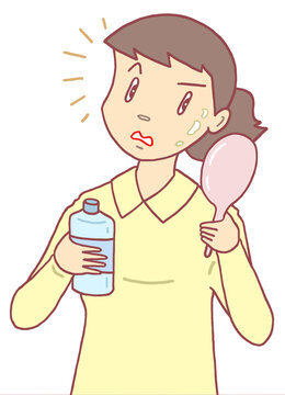 病気・疾患のイラスト - 白斑・皮膚疾患・化粧品アレルギー