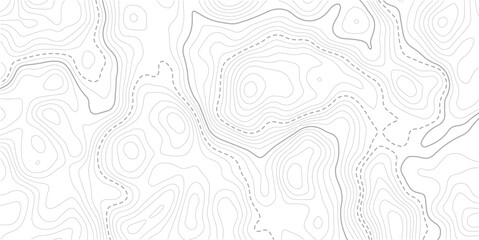 Paper counter map. vector hiking landscape geometric grid topo map texture background. Topography wave line grid map. white wave line geography landscape Topo contour map on white background.  © AFROZAOPORNA