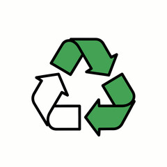 Obraz premium Recycling Symbol for Environmental Preservation