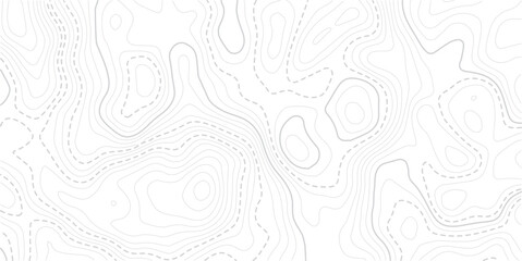 Paper counter map. vector hiking landscape geometric grid topo map texture background. Topography wave line grid map. white wave line geography landscape Topo contour map on white background.  © AFROZAOPORNA