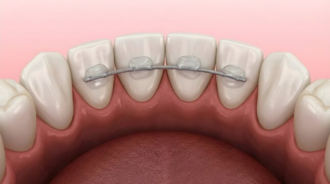 Dental Wire Appliance Maintaining Lower Teeth Alignment