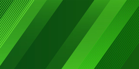 Modern art simple abstract green sporty background template vector with shiny lines and lights. Green background with © Nafan