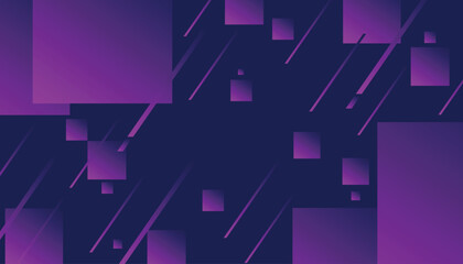 Abstract background with modern and futuristic decoration of random square shapes. Luxurious and elegant geometric design for cover, banner, brochure, certificate, and website. EPS. 3