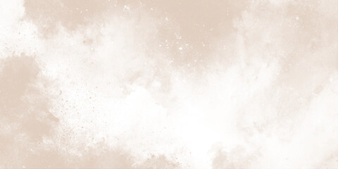 Abstract sepia clouds background with watercolor texture creating an atmospheric, dreamlike, or vintage aesthetic. © Daiyan