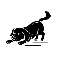 Dog Icon Glyph
