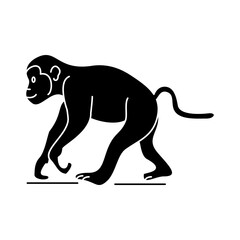 Monkey Icon Glyph
