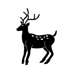 Deer Icon Glyph