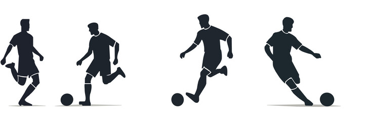 Fototapeta premium illustration of a soccer player