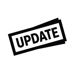 Vector illustration icon black update stamp icon on isolated for design use