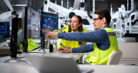 American Engineers Manage Diverse Team © Andrey Popov