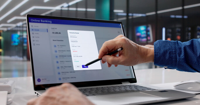 Man Applies For Online Bank Account