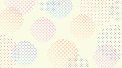 網点　カラフル　抽象的　模様　背景