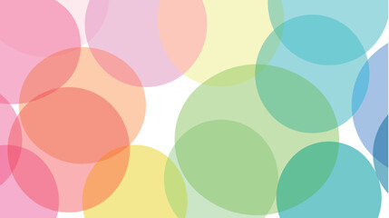 円　カラフル　抽象的　模様　背景