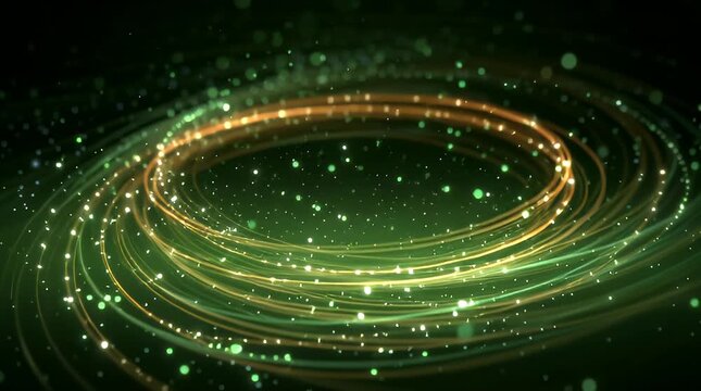 Glowing Ring Light Effect Animation Loop.
