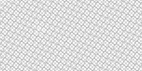 Mesh texture for fishing nets. Seamless black pattern for sportswear or soccer goal, volleyball net, basketball hoop, hockey, athletics. © Aril