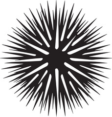 Obraz premium Sea Urchin Icon Vector