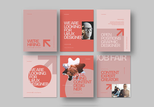 We Are Hiring Social Media Post Design Template