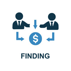 Financial Collaboration: Symbolic illustration of financial collaboration, depicting two figures engaged in transaction process. 