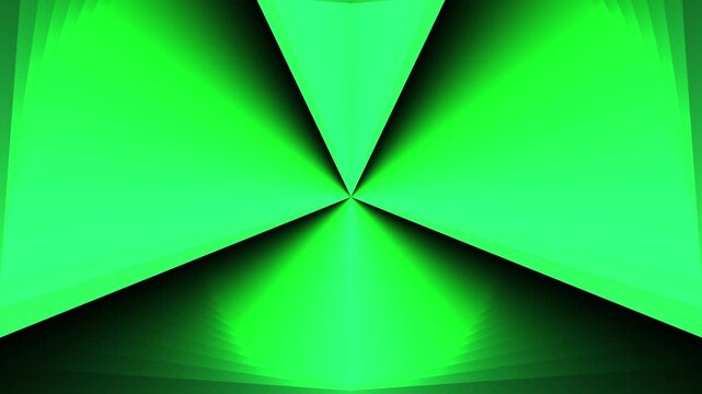 Green Abstract Geometric Radial Background Converging Lines, Symmetry and Futuristic Gradient with Geometric Beam Pattern