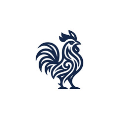 Tribal Rooster Logo © Fajar
