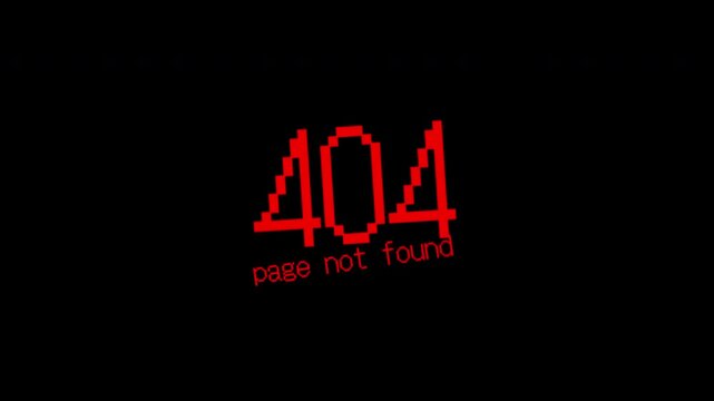 Error 404 message illustration suitable for web design projects, social media posts, digital marketing content, tech articles.