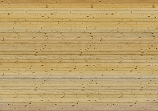 Symmetrical light beige wood plank texture background. Horizontal pale oak wooden slats with natural grain pattern. Clean, modern timber surface for interior design, flooring, or architectural wall pa