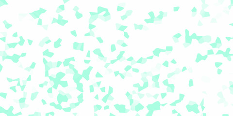 Obraz premium Vector Abstract background features random pattern of turquoise specks, forming modern design elements. ideal visual for presentations. capturing simplicity. 