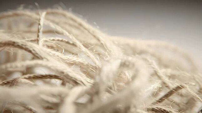 Close Up Texture of Eco Friendly Biodegradable Paper Fiber Video.