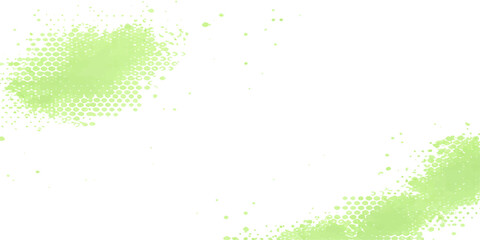 Obraz premium Abstract green grunge background featuring artistic watercolor splashes and ink splatters on a textured paper design with liquid paint elements