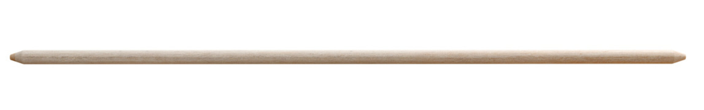 realistic 3d render of a long tapered wooden rod with aged weathered texture for architectural and industrial asset visualization
