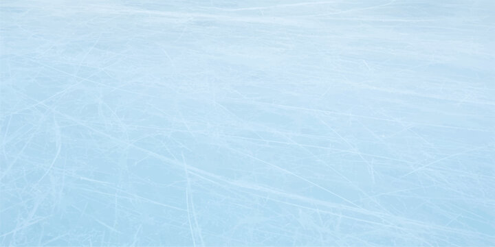 Light blue textured background with subtle ice skating rink scratches and frozen water surface pattern