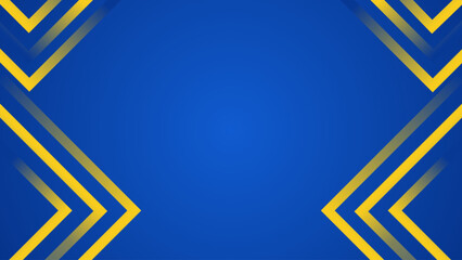Blue and gold abstract geometric background design