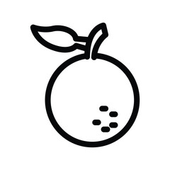 melon outline icon vector design good for web or mobile app