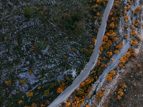 Walls of an old medieval Ljubushki Fortress (Herceg Stjepan), Europe, Bosnia and Herzegovina.