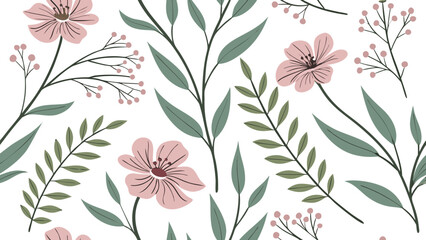seamless floral background
