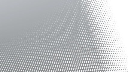 Light Grey Gradient with Halftone Dot Abstract Background in Modern Minimal Digital Style Design