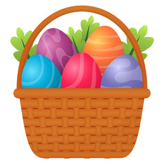 Easter Basket Illustration