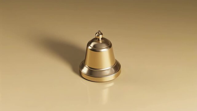 柔らかな光に包まれた丸みのあるベルアイコン