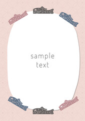 こどもの日素材・鯉のぼりのフレーム