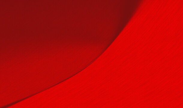 Illustration of a premium anodized metal surface in a metallic red gradient. Perfect for themes related to maximum technological performance, prestige, and modern luxury.