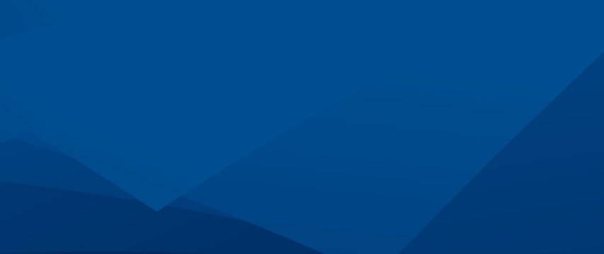 Modern abstract background featuring layered geometric shapes in various shades of dark blue. Ideal for corporate presentations, websites, and professional designs.