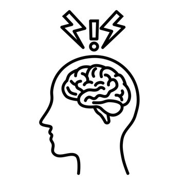 overload line icon with editable stroke