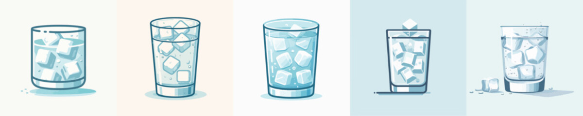 Vector of ice water © FirdianKrisna